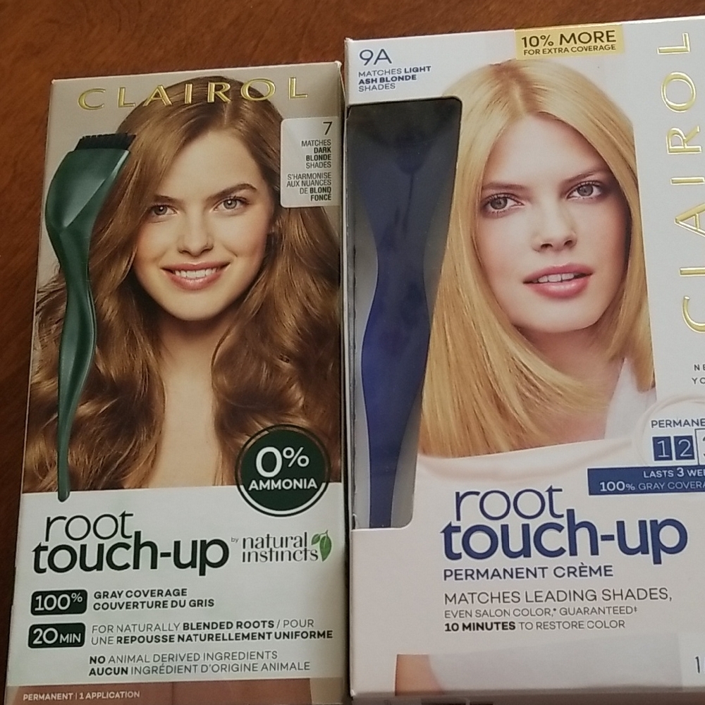 Root Touch-Up Hair Color Kit - Natural Blonde and Light Blonde